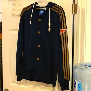 Men's Adidas Originals Great Britain Hoodie Cardigan